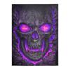 Halloween Rose Skull Head digitalprinted polyester Bedroom velvet flannel soft sofa cover blanket Fleece soft sofa cover