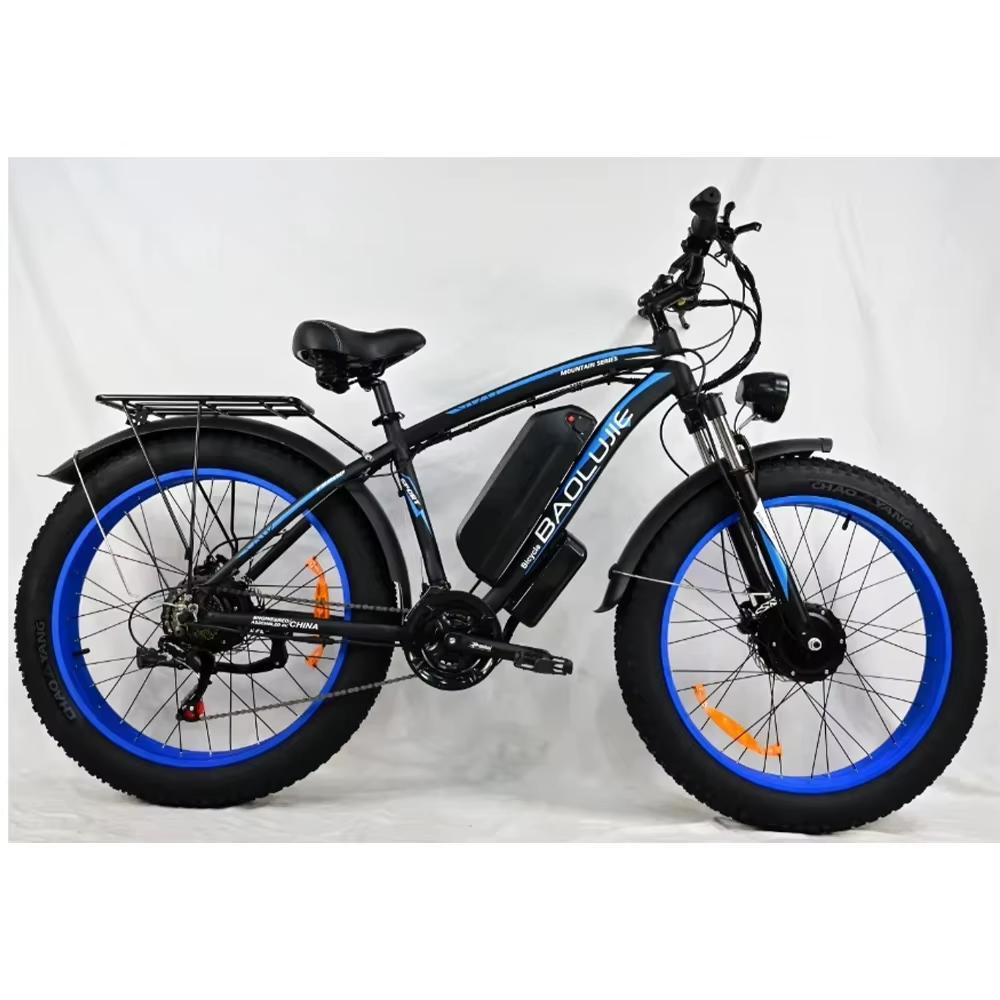 2026 New BLJ DP-2602 2000W Dual Motor 48V 23AH Battery Hydraulic Brake, Aluminum Alloy Frame, Adult Electric Bicycle.