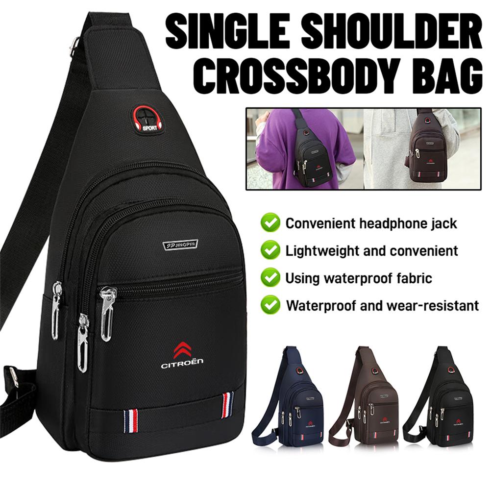 Auto Logo Brusttasche Handtaschen Hüfttasche Umhängetasche Für Citroen DS C4 C5 C3 C2 C1 C4L DS3 Xantia DS4 Picasso Xsara Berlingo Saxo