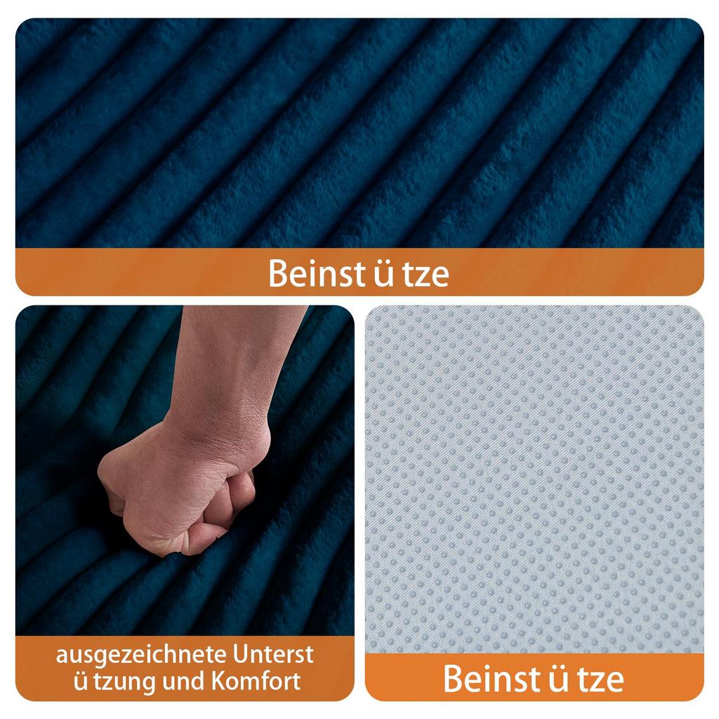 Ultra-soft Single Sofa with Backrest, High-resilience Foam.