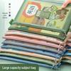 Double Zipper A4 Document Bag - Thick Mesh Student Homework & Test Paper Storage