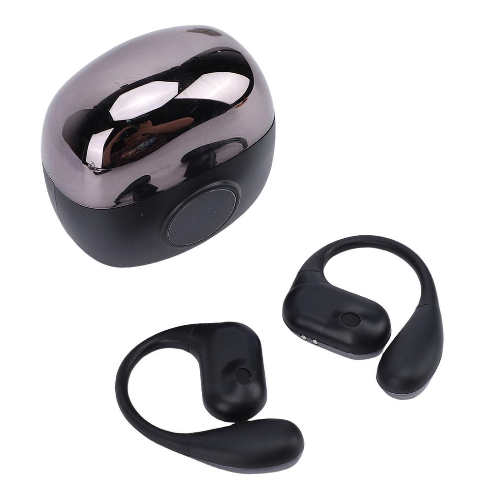 Wireless Earbuds Headphones with Flexible Earhook HiFi Sound ENC Noise Cancellation 60H for Cycling Running Workout