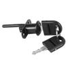 A84E-2X Zinc Alloy Computer Desk Cabinet Mailbox Drawer Cupboard Locker Cam Lock With Keys, Black