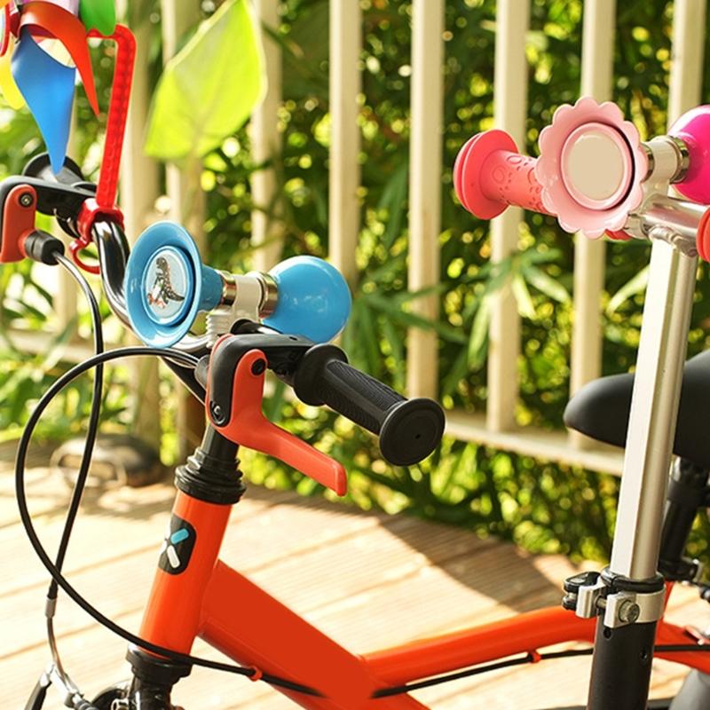 Girls Bike Decoration Horn Outdoor Cycling Horn Metal Bike Horn Loud Bike Bells for Mountain Cyclists