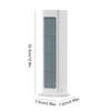 Portable Tower Fan Cooling Fan 3 Speeds Desktop Fan Quiet Wall Mount Fan Rechargeable for Bedroom Living Room Office