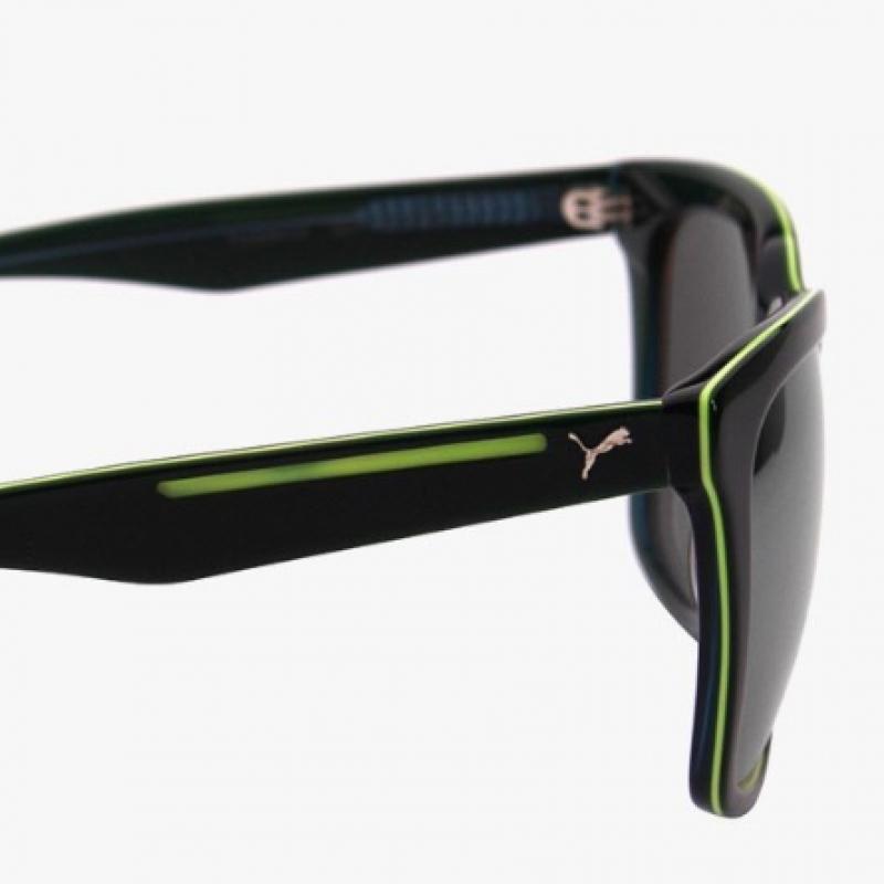 Puma Square Horn Rimmed Over Asian Fit Mirror Sunglasses 9