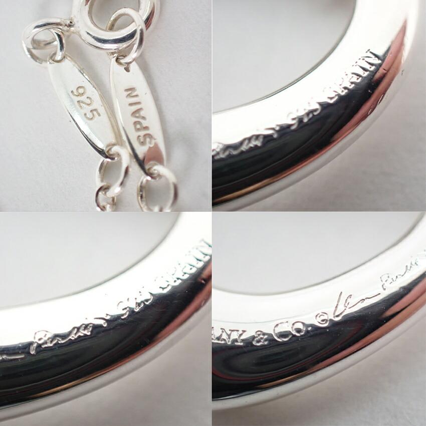 [Used] TIFFANY 925 Open Heart Pendant/Necklace/j10-3