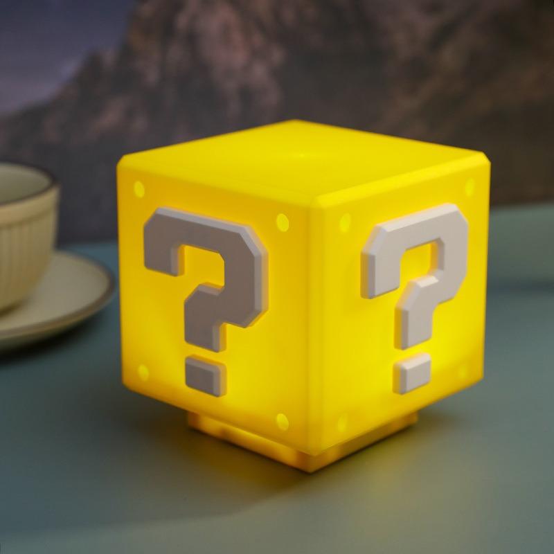 3-in-1 LED Question Mark Night Light - Astronaut-Themed Interactive Toy & USB Table Lamp for Kids' Bedroom,  Christmas Gift