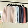 Thin Modal Coat Women's Summer Loose Clothes Versatile Casual Top Long Sleeve Knitted Air Conditioning Cardigan Sunscreen Clothes