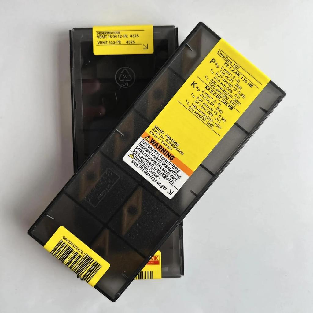 Original Sandvik / VBMT160412-PR 4325 / CNC Lathe Carbide Blade 10 PCS