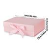1pc Luxury Gift Box with Lid and Ribbon Treat Boxes Gift Packaging Box for Present Birthday Wedding Anniversary Party Valentine's Day Mother's Day