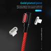 1M 3A 90 Degree Magnetic Fast Charging Charger Data Cable for Mirco USB