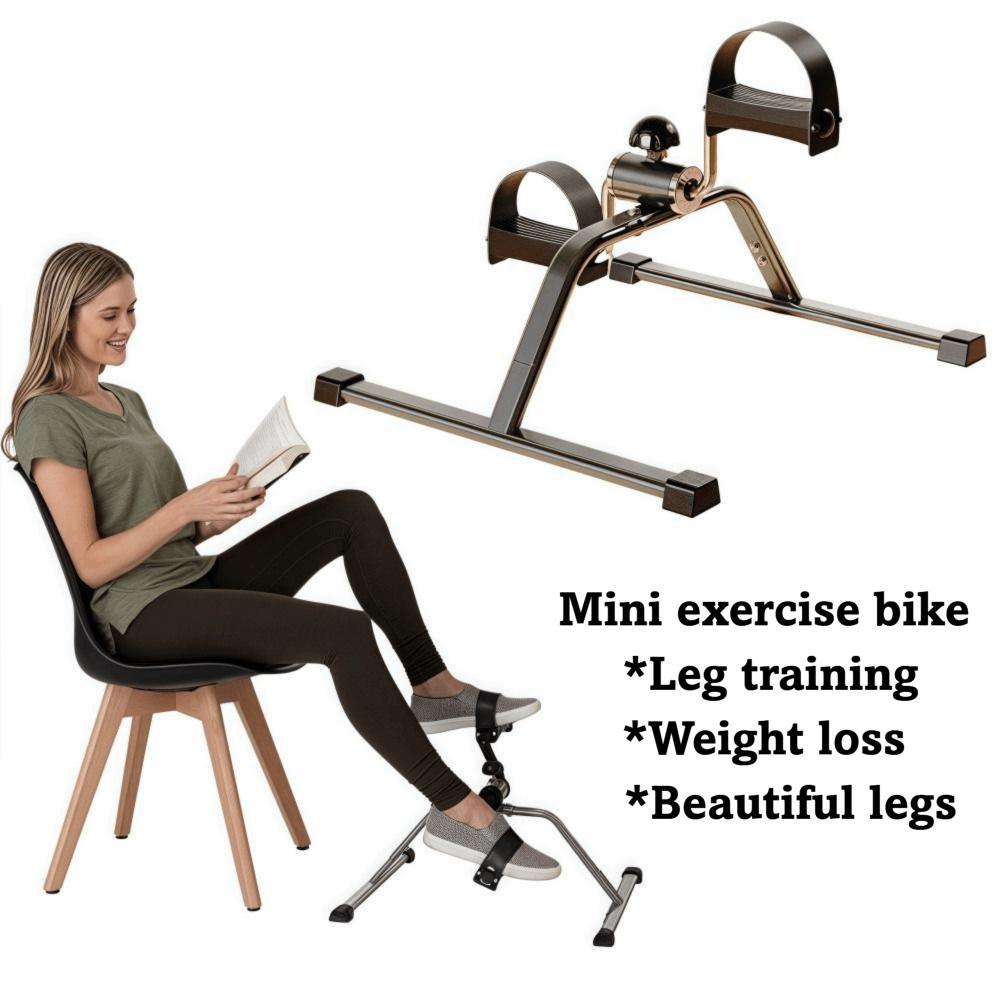 Lightweight Exercise Bike Mini Fitness Stepper Leg Beauty Machine  For Leg Arm Exercise