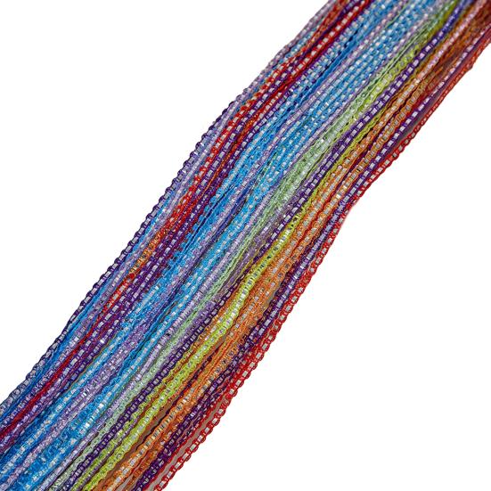 Glitter String Curtain Sparkling Door Fringe Curtain Tinsel Backdrop Privacy Curtain Room Divider Curtain for Doors Closets Windows Walls Party Decor