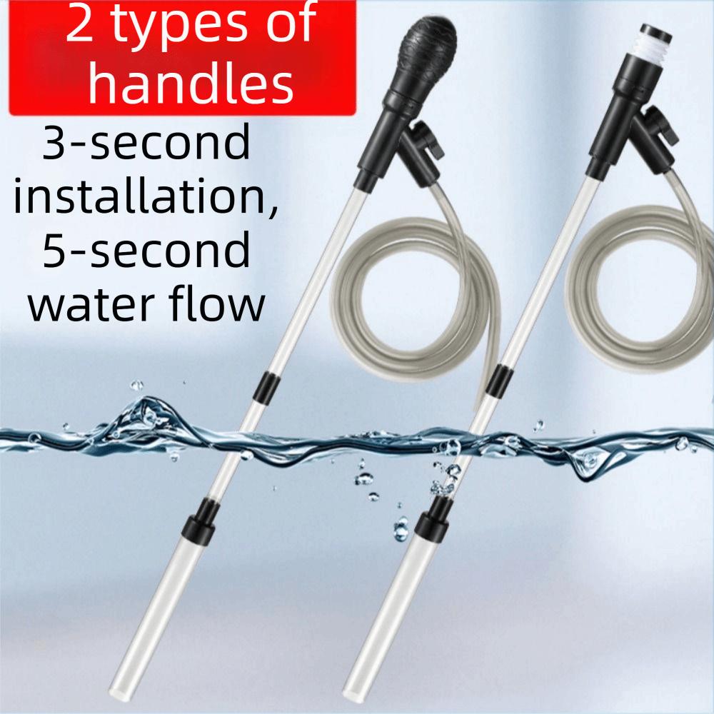 Adjustable Length Aquarium Gravel Cleaner Manual Gravel Cleaner Sand Vacuum Water Change