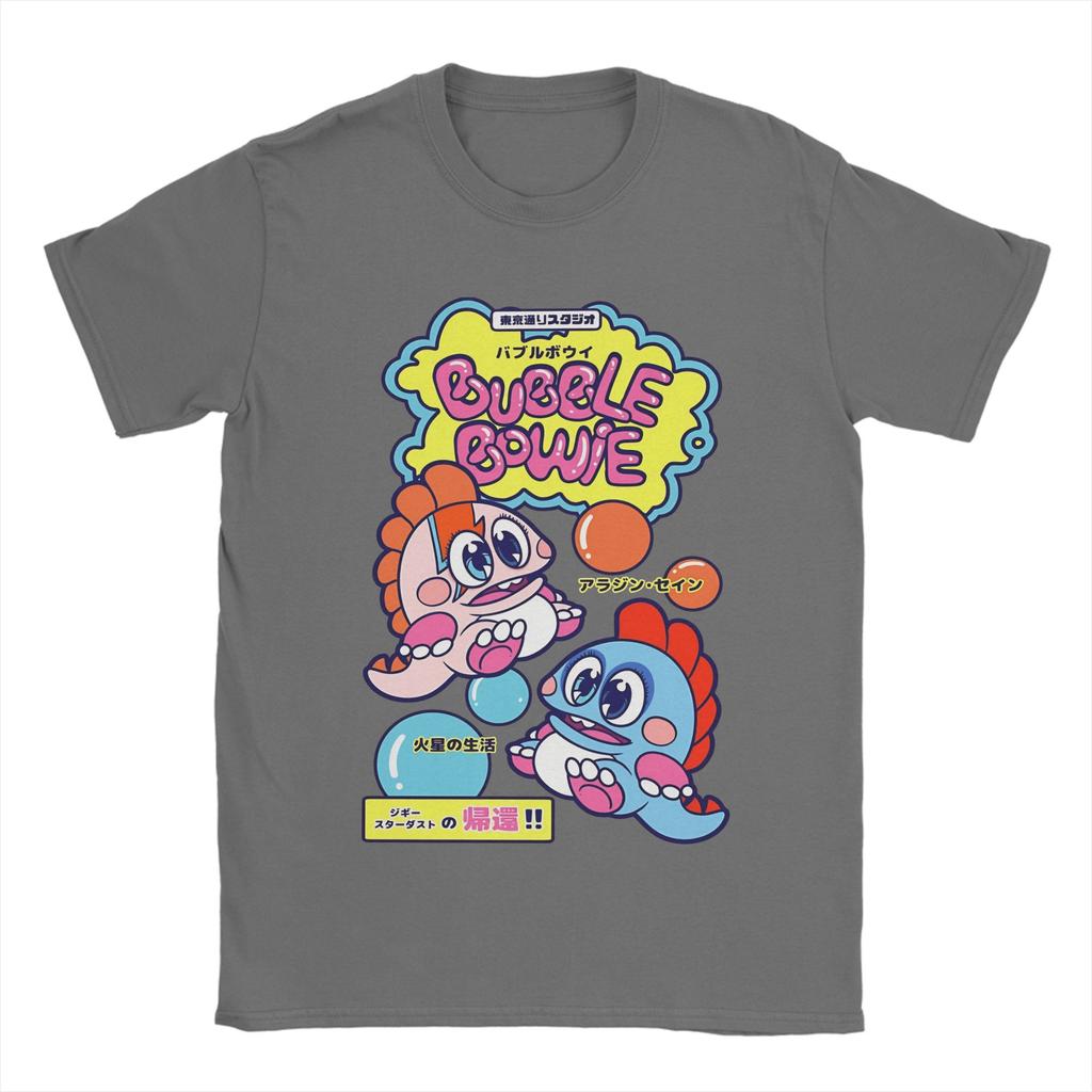 Unisex TShirt Bubble Bowie TShirts Popular  Summer Tee Shirt Streetwear Casual Cotton Tops Gift