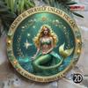 Vintage Metal Tin Sign Mermaid Quote 8x8 Inch Wall Art Decor For Home Bar