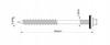 GTRW SP A19 screws 6.4/7.0x240mm RAL 9006