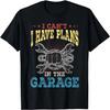 Ich kann nicht, ich habe Pläne in der Garage Vatertag Auto Mechaniker T-Shirt