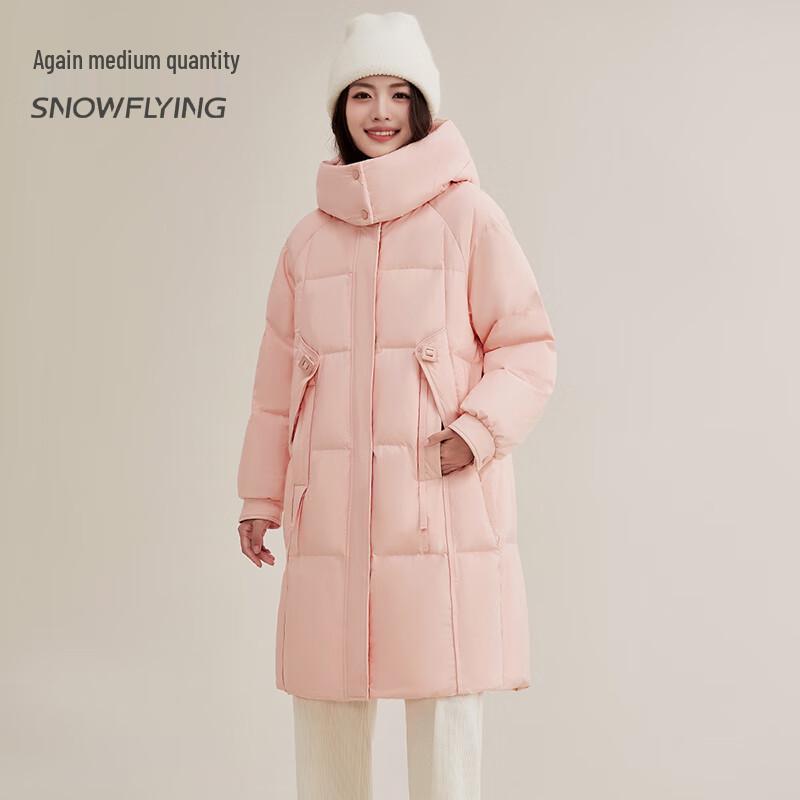 

SNOWFLYING Women s Mid-Length Thickened Duck Down Jacket X40147170F M