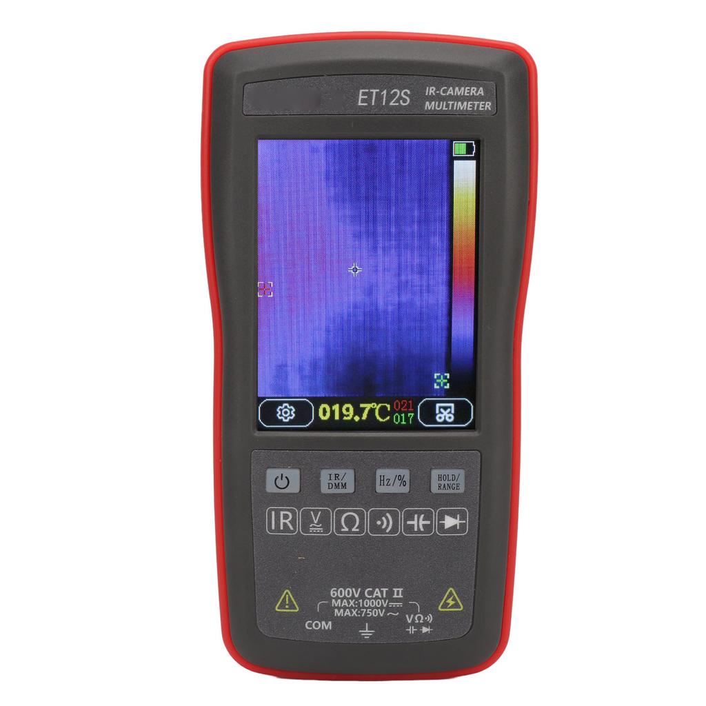 2 in 1 IR Camera Multimeter 120x90 Thermal Imager 4000 Counts Voltage Current Resistance Tester PC D