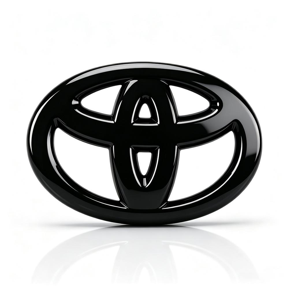 1Pcs Toyota ABS Steering Wheel Emblem Sticker Interior Modification Badge For Toyota Hilux Corolla RAV4 Camry Highlander Yaris