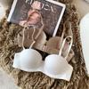 Sexy Seamless Women's Underwear: Half Cup, Supportive, Thin Upper, Thick Lower, With Steel Ring.