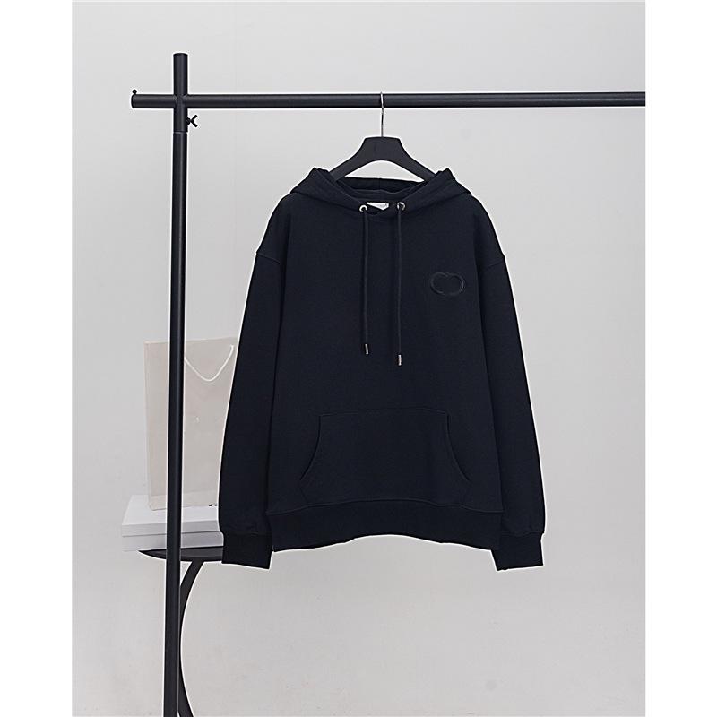 Trendy D Family S26 Autumn/Winter Embroidered Casual Long Sleeve Hooded Sweatshirt L