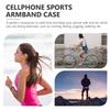 Premium Breathable Lightweight Sports Phone Armband for Running Jogging Biking Outdoor Workout Arm Cellphone Pouch Sleeve Holder 6