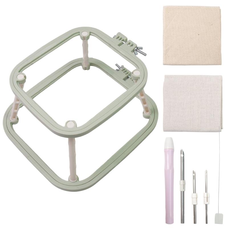 Пяльцы для вышивания крестиками Пяльцы для вышивания крестиками Простые в использовании двухслойные пяльцы для вышивания Прямая поставка