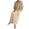 Women's New Fashion Sexy Long Shirt Dress Sweatshirt