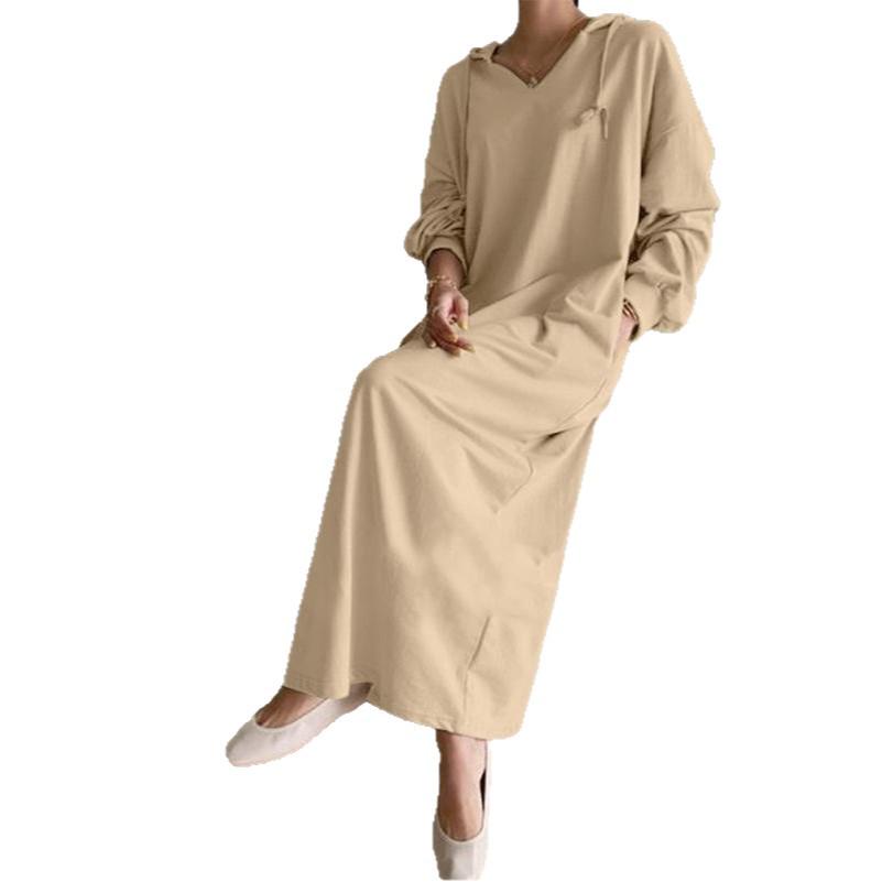 Women's New Fashion Sexy Long Shirt Dress Sweatshirt