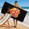 Arsenal F Print Beach Towel, Large Soft Quick Dry Towel for Beach Camping Swimming