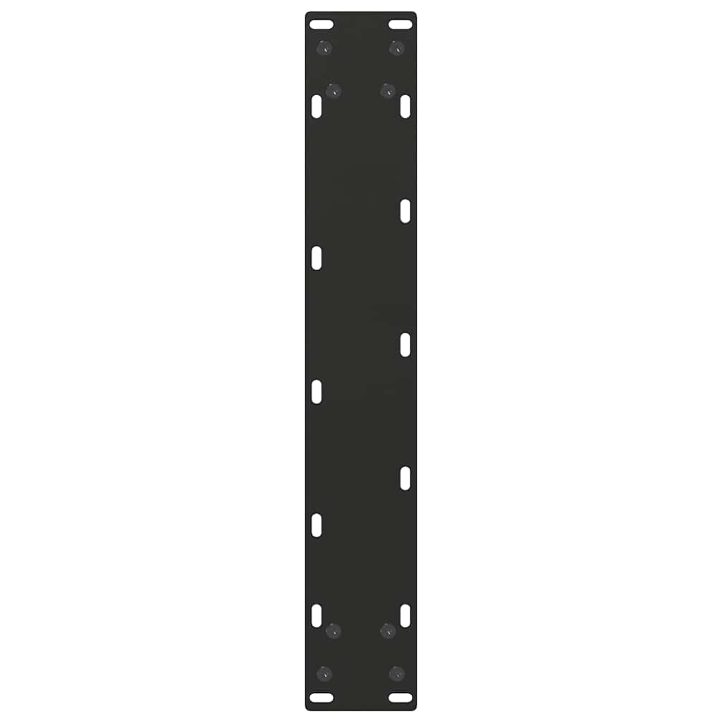 Vidaxl Coffee Table Legs, 2 Pcs, Black, 40X(110-111) Cm, Steel