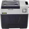 VEVOR Car Refrigerator, 12 Volt Car Refrigerator Fridge, 50 L Single Zone Portable Freezer with Wheels and Handle, -4 degrees F-68 degrees F