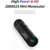Mini Monocular Telescope, 25X High Definition  with Multilayer Coating, Waterproof & Compact Design for Adults & Kids, for Hiking, Bird Watching