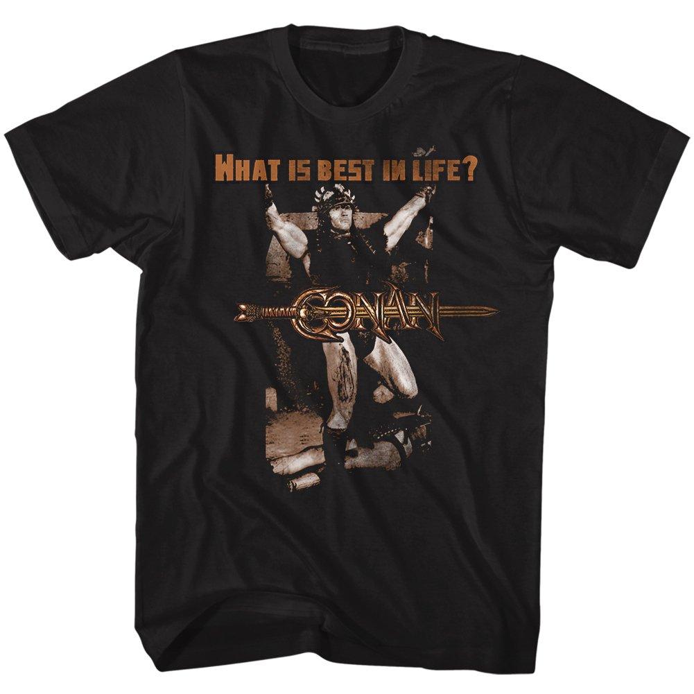 Conan The Barbarian TShirt Unisex Classic Barbarian Quote Graphic Short Sleeve Streetwear Casual Loose Fit s Movie Fan Tee