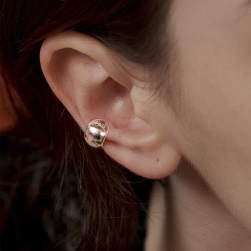 TOU SS007 Bold Plain Ear Cuff