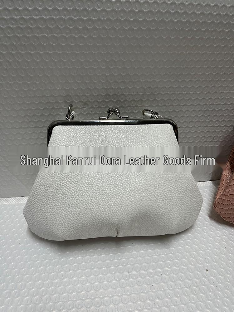 2025 Pink Crocodile Pattern Dumpling Bag: Casual Single Shoulder & Crossbody Women's Handbag