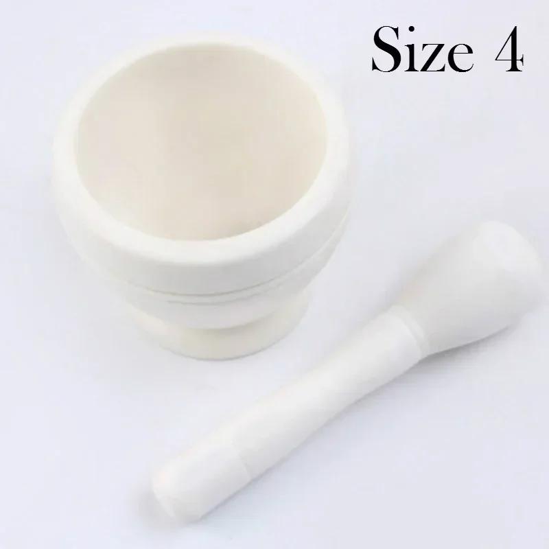 Resin Mortar Pestle Set Garlic Herb Spice Mixing Grinding Crusher Bowl Restaurant Kitchen Tools LS