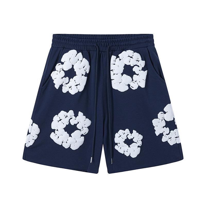 Set Casual pentru Cuplu Denim Tears Kapok Foam Print Stil American - Hanorac și Pantaloni de Trening