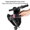 Trendy 2-4L Electric Scooter Front Bag EVA Hard Shell Handlebar Hanging Bag Waterproof Reflective Storage Case