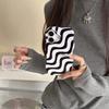 Niche Feng Shui Wave Pattern Compatible with iPhone 16 Pro Max Apple 17 Phone Case 15/14 Two-in-One Film Case