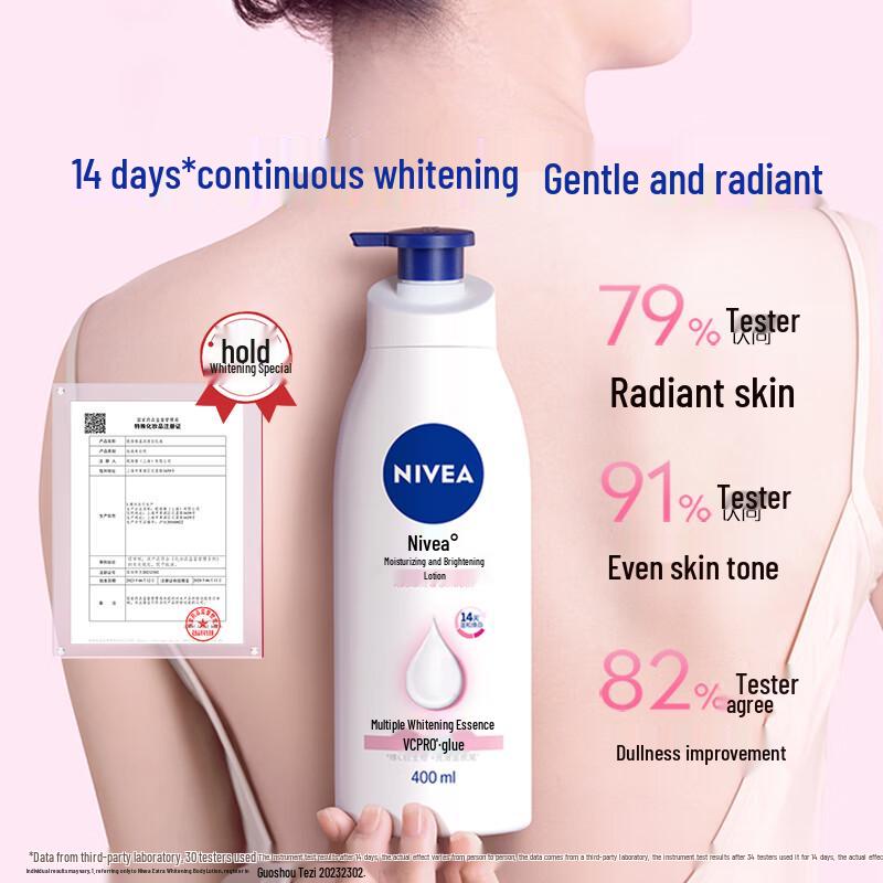 Nivea Lozione Sbiancante per il Corpo (2x400ml)