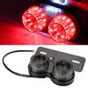 12V Motorcycle Taillights Turn Signal Lights LED Rear Brake Lamp With Licence Plate Holder Pik Dirt Bike Motorbike Accessories