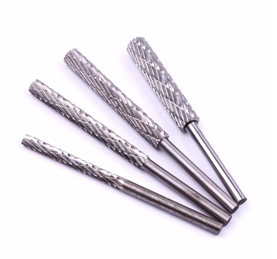 High Speed Steel Rotary Burr Cutter for Root Tone Carving and