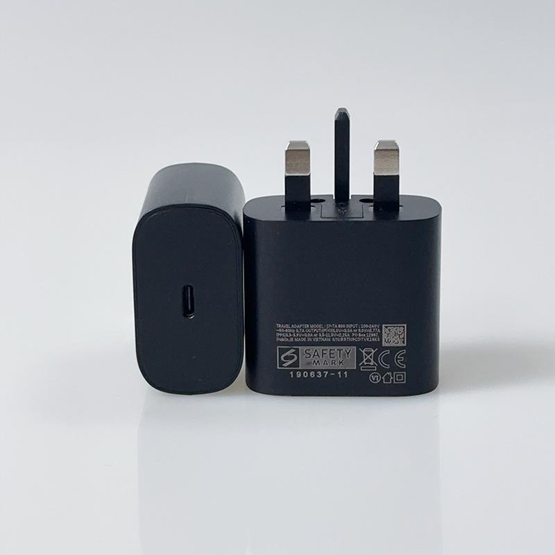 25W Super Fast PD Charger for Samsung Note10/S20/S22 - UK/EU/US Compatible
