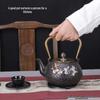 Hand-Forged Japanese Cast Iron Teapot for Gongfu Tea
