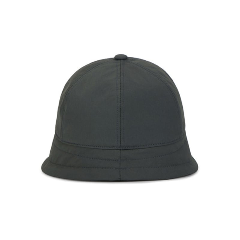 VARZAR VA Curved Studded Nylon Bonnet Hat Charcoal