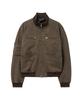 Sperone High-Neck Vintage Cotton Blouson (Brown)